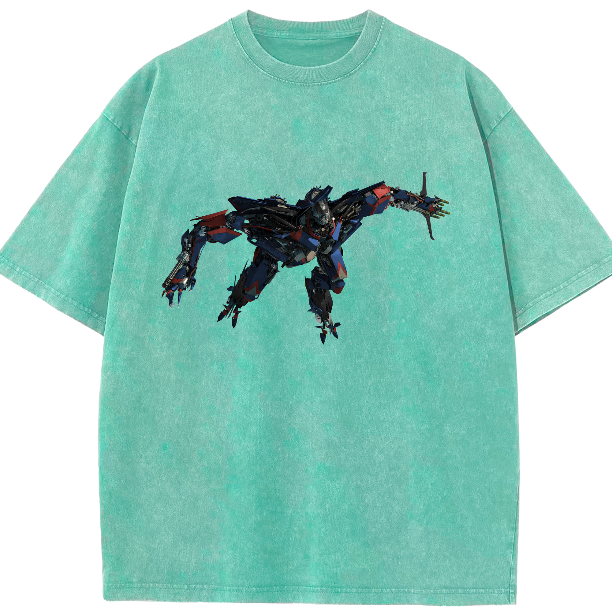 （画像用） Transformers トランスフォーマー 綿100% ヴィンテージ風 半袖Tシャツ（フロントプリント）